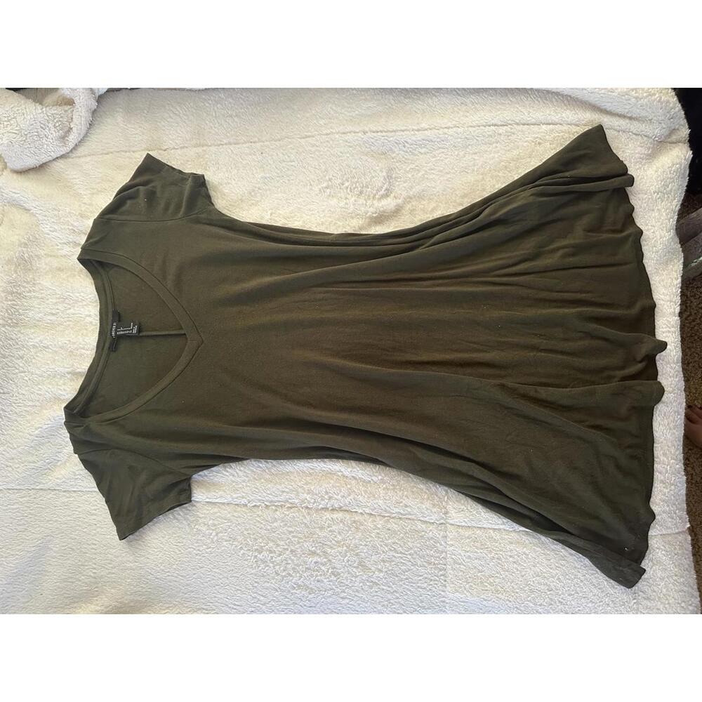 Forever 21 Olive Green Casual Dress, Size Small